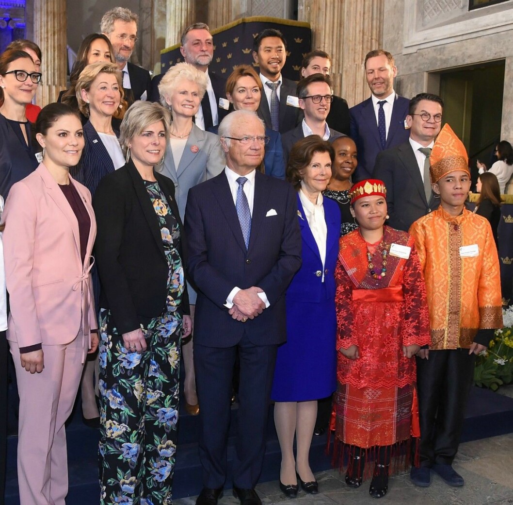 Det blev ett gripande möte med barnen Ruth och Fauza som berättade om sina egna erfarenheter av barnarbete.