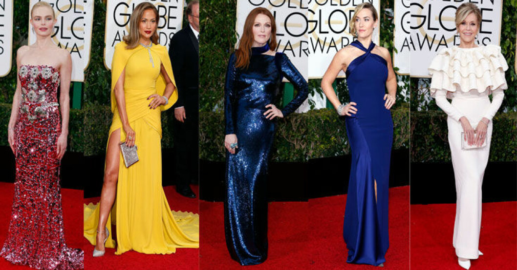 Se alla klänningar från Golden Globe