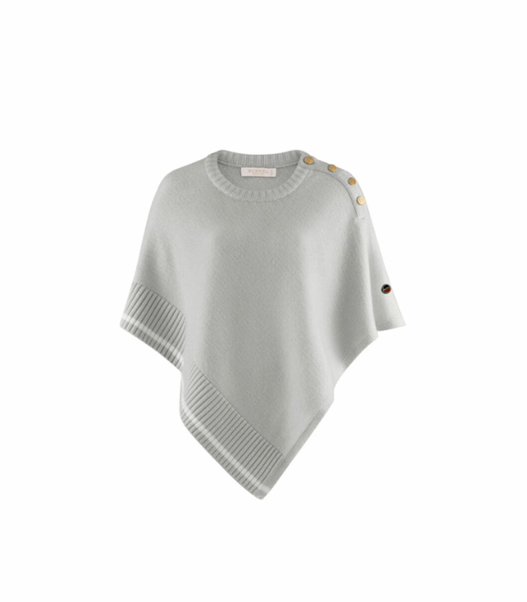 Grå poncho