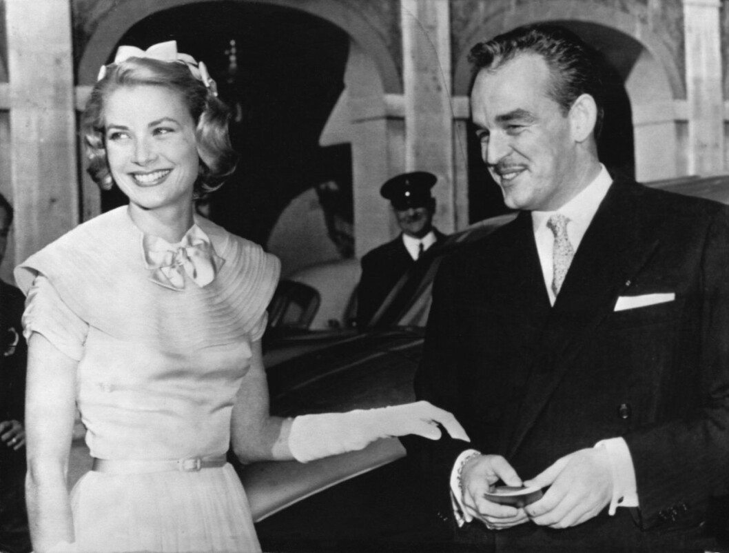 Grace och Monacos furste 1956. Grace och Rainier