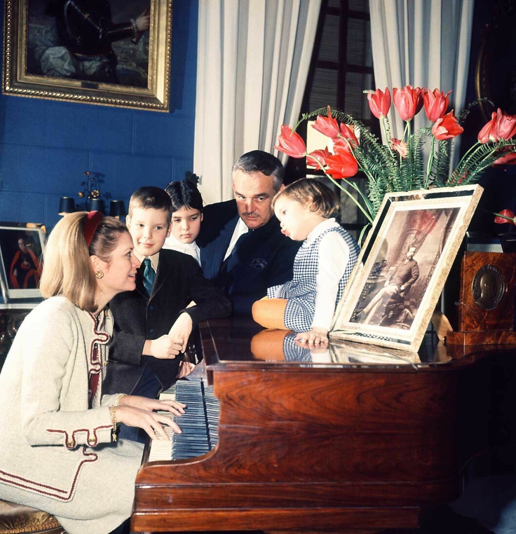 Grace och familjen 1968. Grace