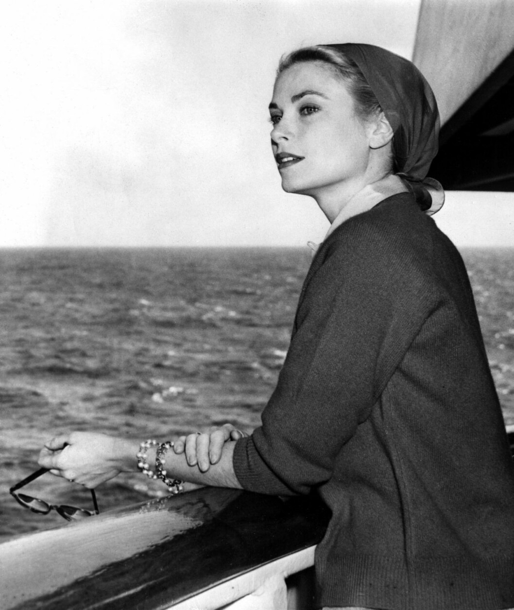 Grace Kelly på väg till Monaco – för att gifta sig. Grace