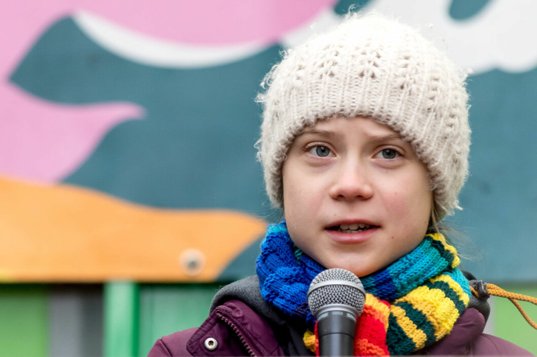 Greta Thunberg, som fick priset i fjol, seglade över Atlanten tillsammans med furst Alberts systerson Pierre Casiraghi. Greta Thunberg.