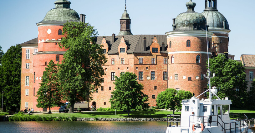 Gripsholm fick kungligt besök. Gripsholms slott i Mariefred