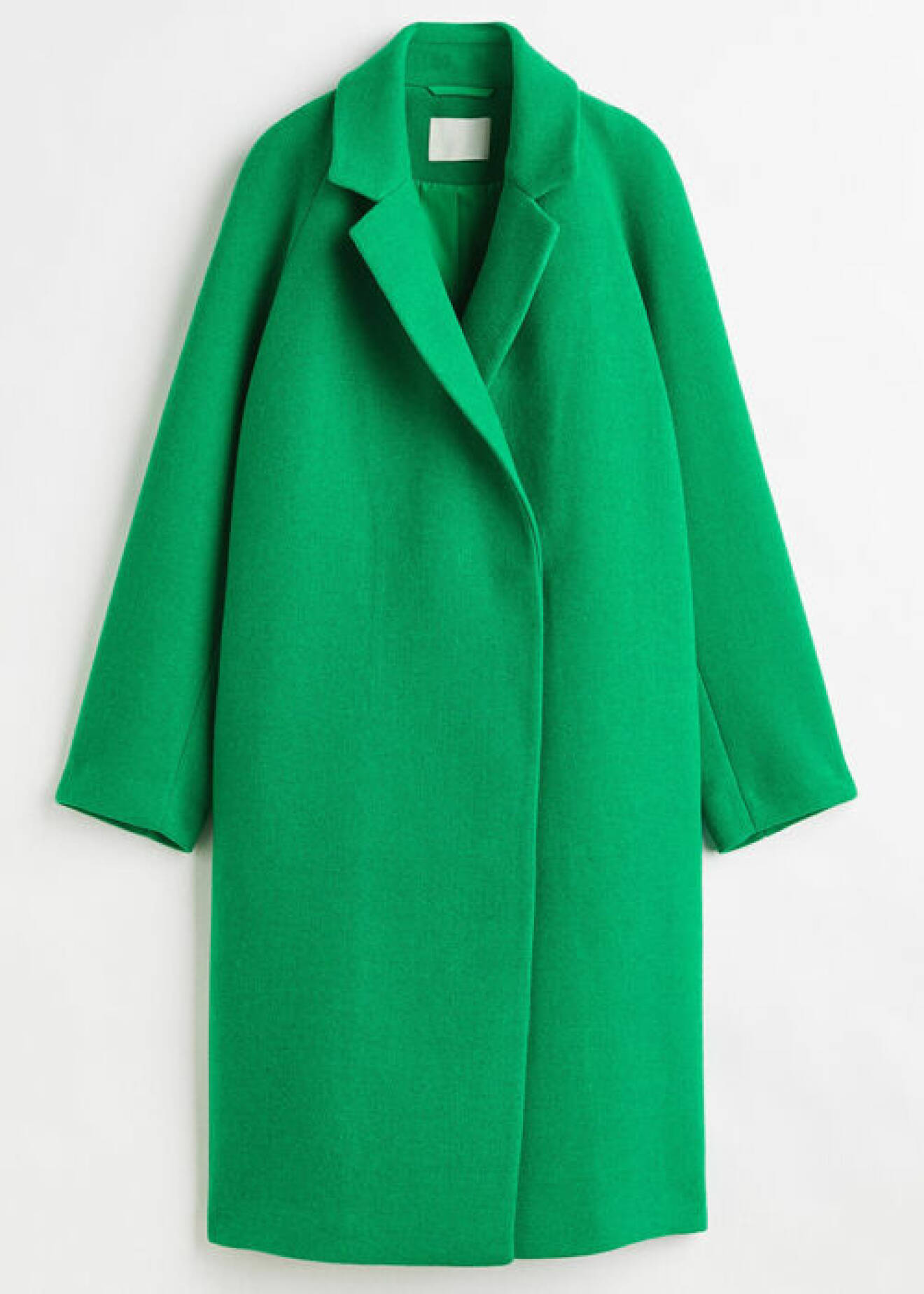 grön kappa för dam från H&amp;M
