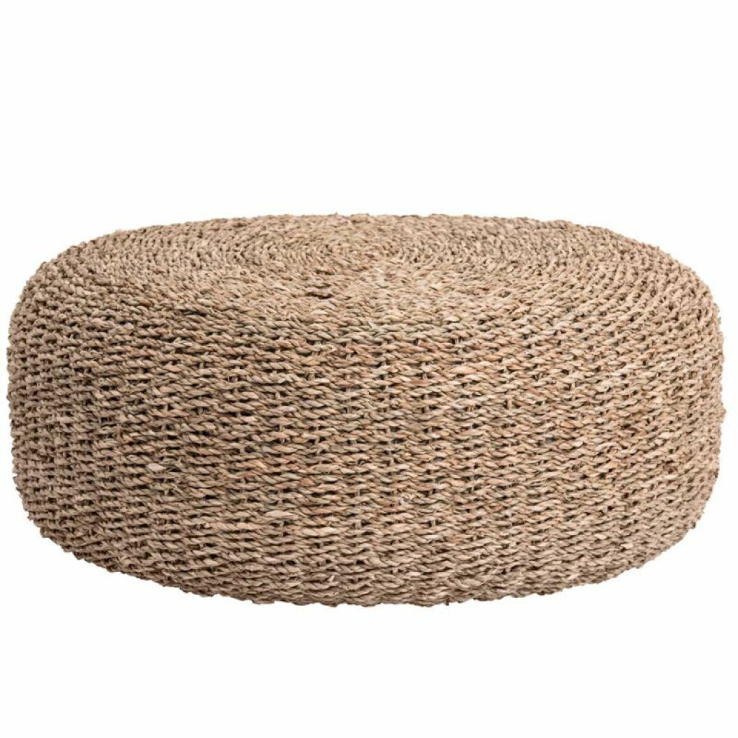 Sittpuff i naturmaterial från Lagerhaus