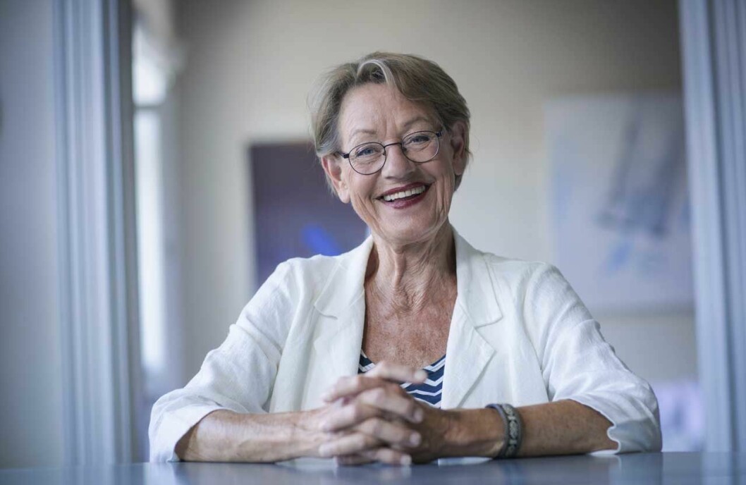 Gudrun Schyman gästade Pumorna. Gudrun Schyman gästade Pumorna.