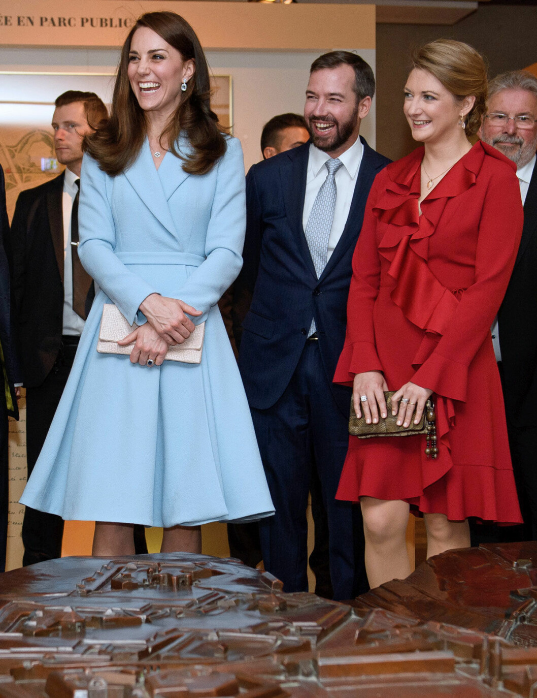 Kate och paret verkade trivas ihop under Kates resa till Luxemburg under förra året. Kate och paret verkade trivas ihop under Kates resa till Luxemburg under förra året.
