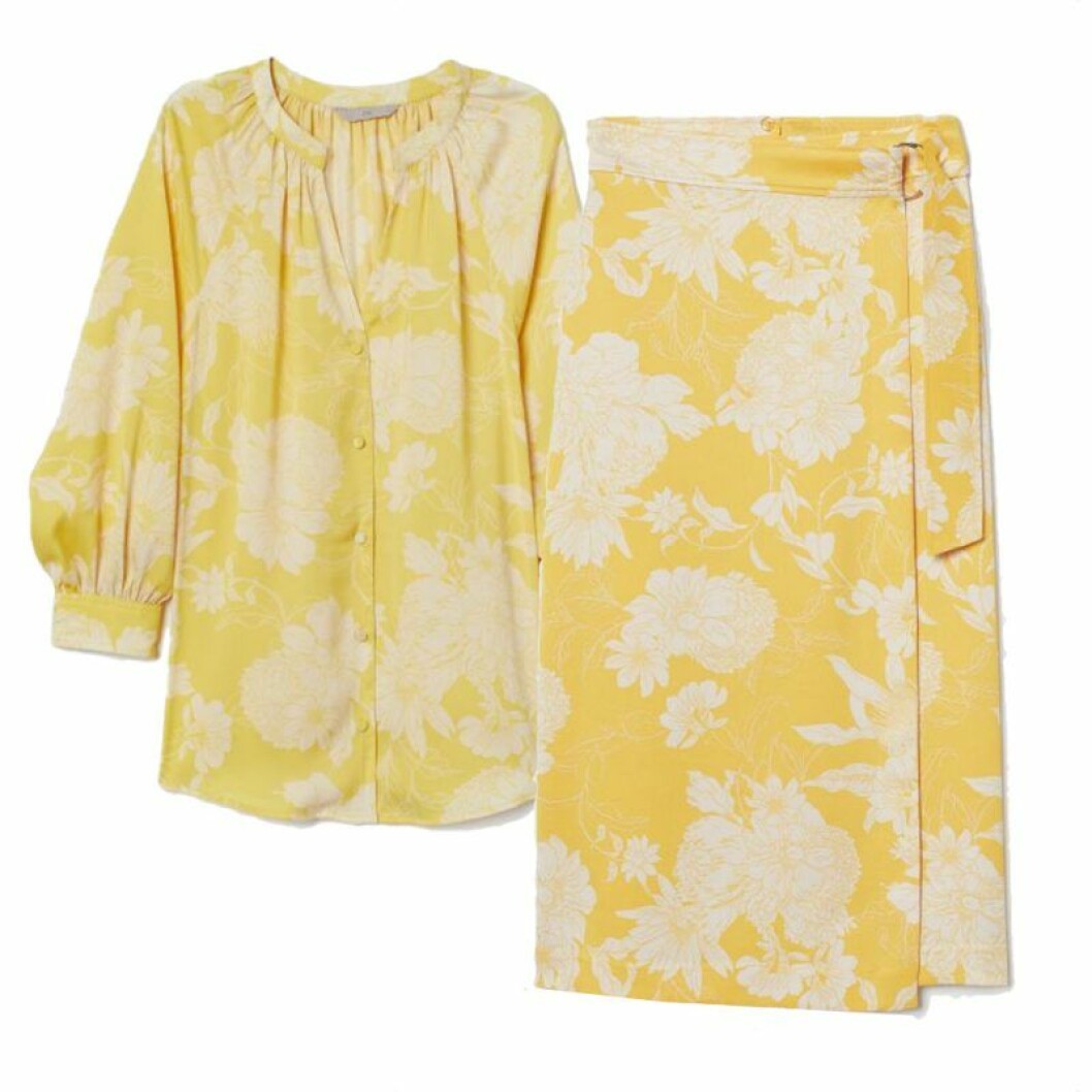 Gult set från h&m