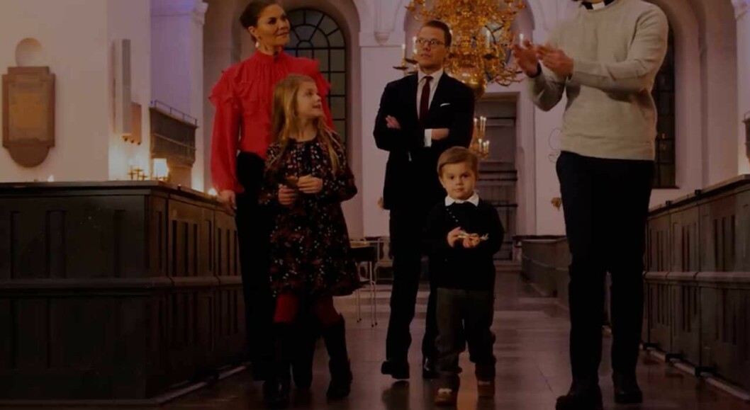Kronprinsessfamiljens julhälsning