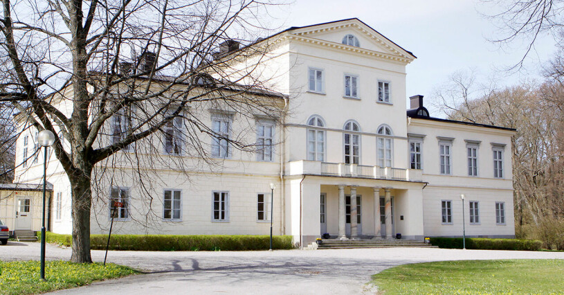Haga slott. Här fortsätter firandet i eftermiddag.