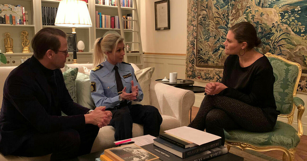 2019 träffade prins Daniel och kronprinsessan Victoria Linda Staaf, biträdande kommenderingschef, på Haga slott. Prins Daniel, Linda Staaf och kronprinsessan Victoria