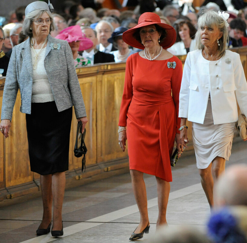 Prinsessan Désirée med sina systrar Margaretha och Birgitta. Prinsessan Margaretha Prinsessan Désirée Prinsessan Birgitta Hagasessorna