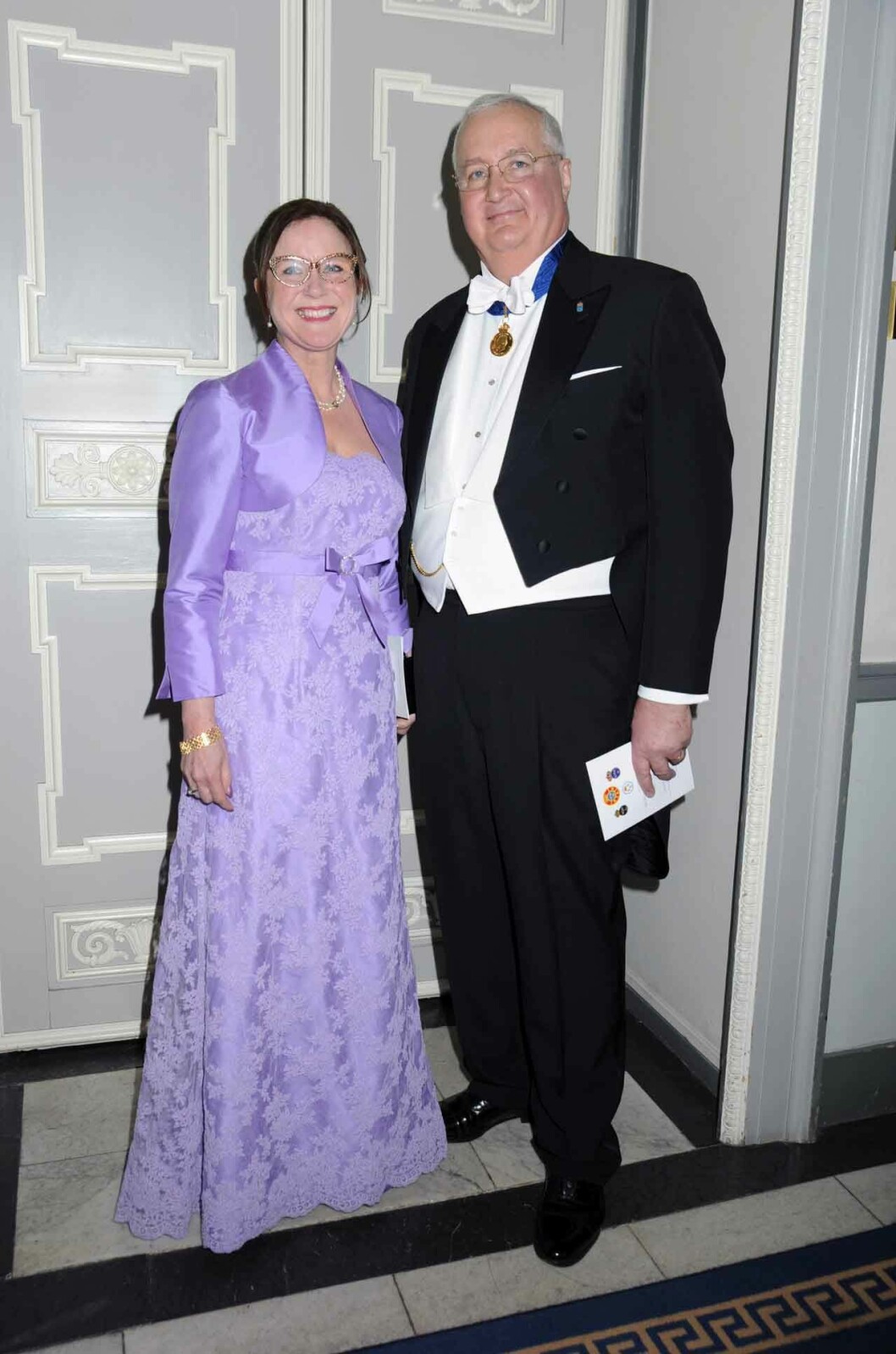 Hanna Hesser Nordin och Sten Nordin såg fram emot en trevlig festkväll. Hanna Hesser Nordin och Sten Nordin såg fram emot en trevlig festkväll.