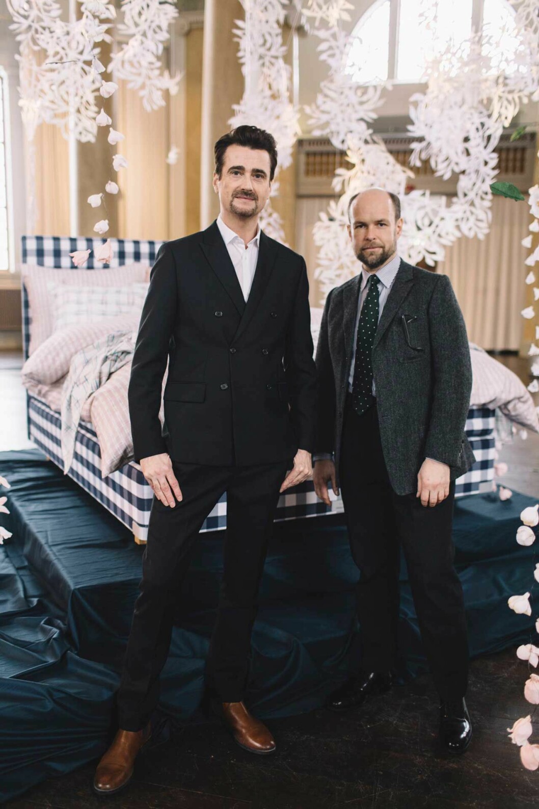 Grand Relations PR:s Hans Hjelmqvist med danska designern Lars Nilsson.