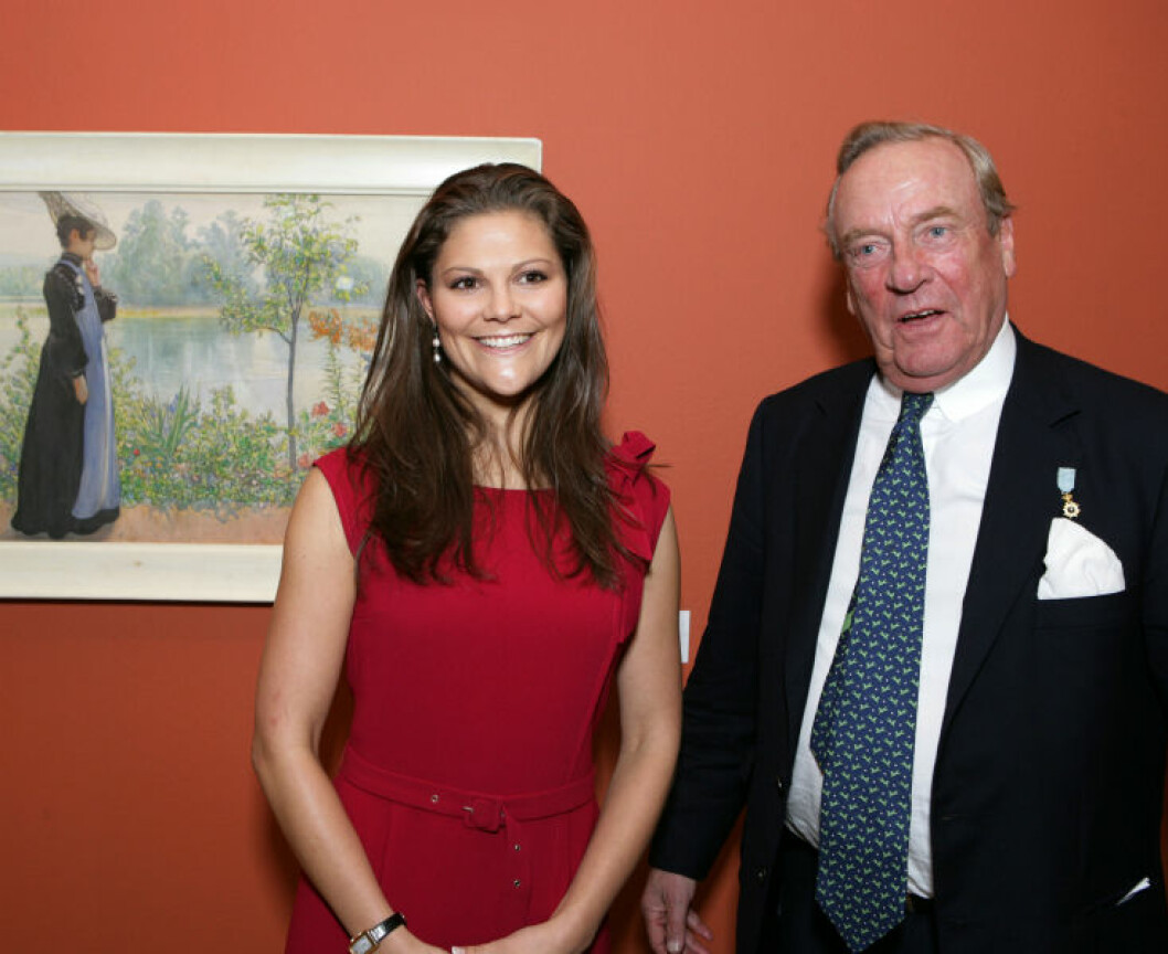 Kronprinsessan Victoria och Hansi under en invigning på Kunsthalle München. Kronprinsessan Victoria och Hansi under en invigning på Kunsthalle München.