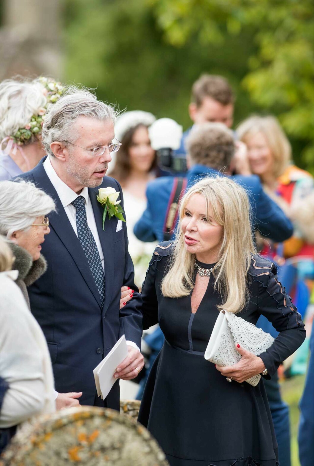 Hans Kristian Rausing med nya hustrun Julia Delves-Broughton. hans rausing med hustrun Julia Delves-Broughton