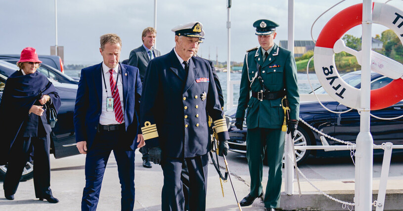Så sent som dagen innan den första av höstens två akuta sjukhusvistelser var Harald på uppdrag tillsammans med Haakon. kung harald