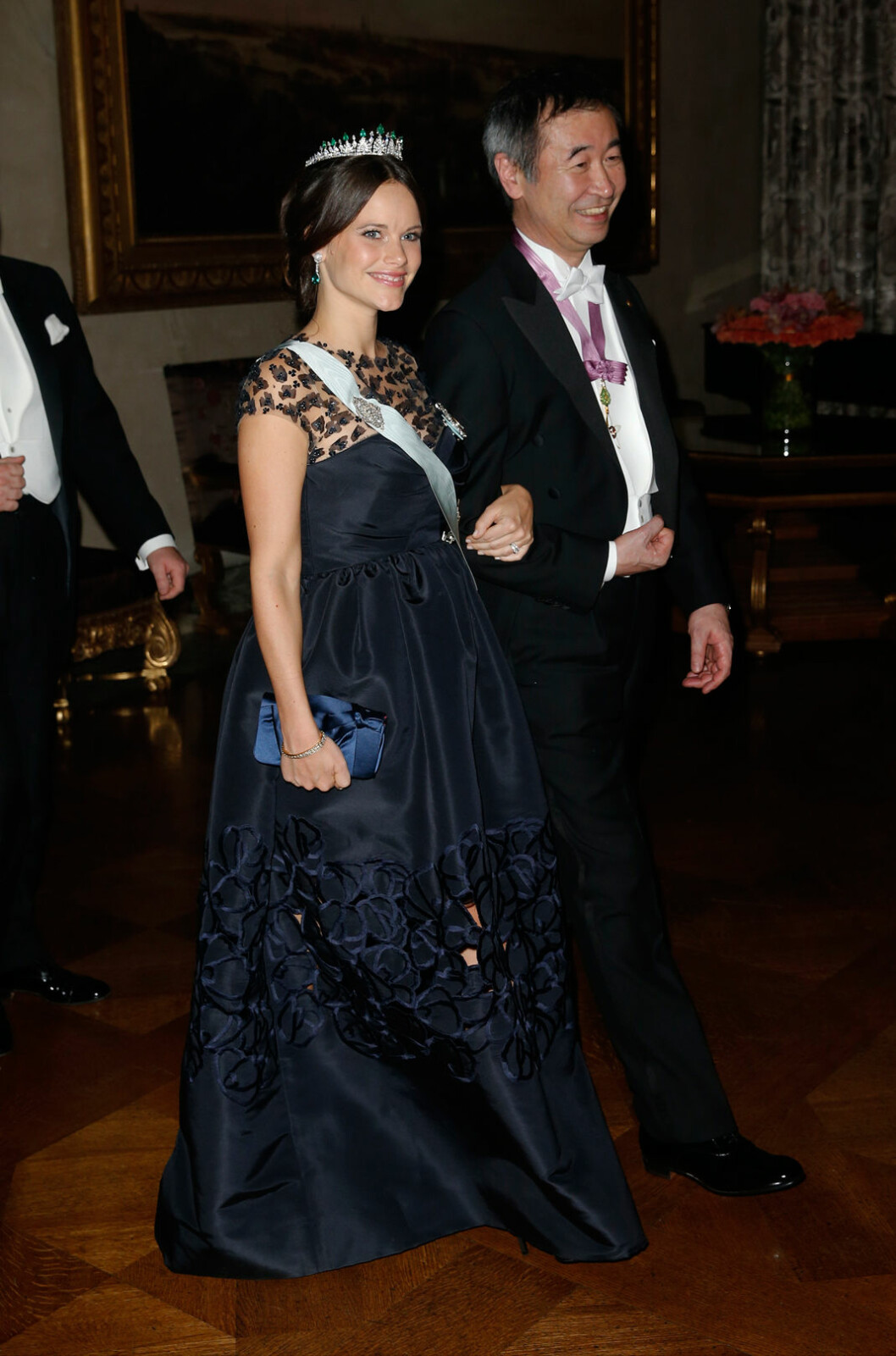Här ser ni klänningen på prinsessan under Nobel 2015.