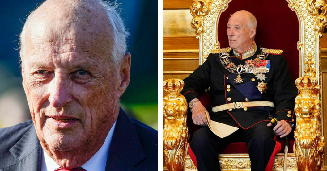 Nya bilderna på kung Harald, 86, chockar – alla ser samma sak