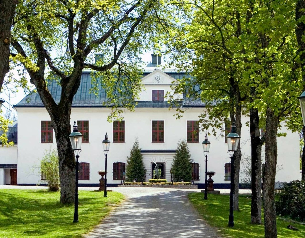 Det var här på Häringe slott söder om Stockholm som Marianne Bernadotte firades av familjen. Häringe slott där grevinnan Marianne Bernadotte hyllades på 95-årsdagen.