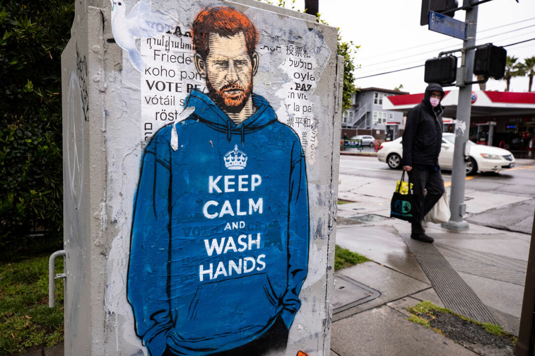 Just nu väcker Harry mest uppmärksamhet i form av denna graffiti… Prins Harry som graffiti.