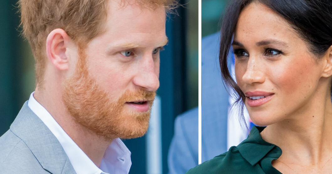 Prins Harry och Meghan Markle ute i kylan. Prins Harry Meghan Markle