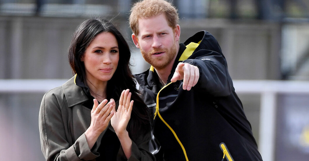 Prins Harry och Meghan Markle på Invictus Games. Meghan och Harry gör ny tv-serie