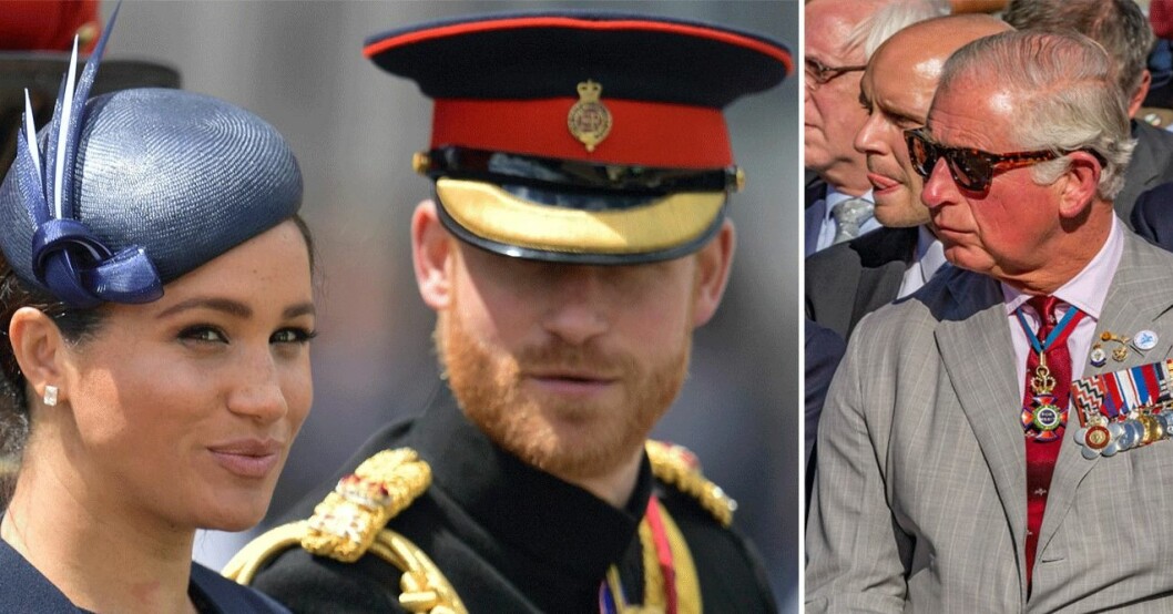 Prins Harry och Meghan Markle har hamnat i en konflikt med prins Charles. Meghan Markle, prins Harry och prins Charles