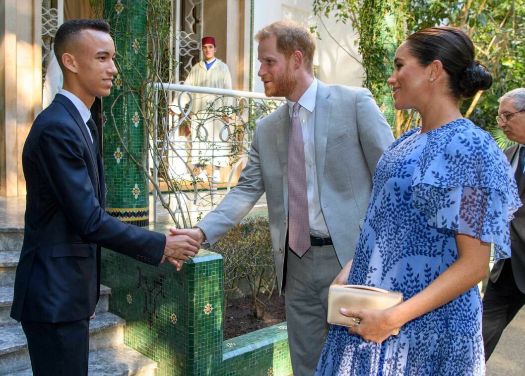 Prins Harry, Meghan och Moulay Hassan