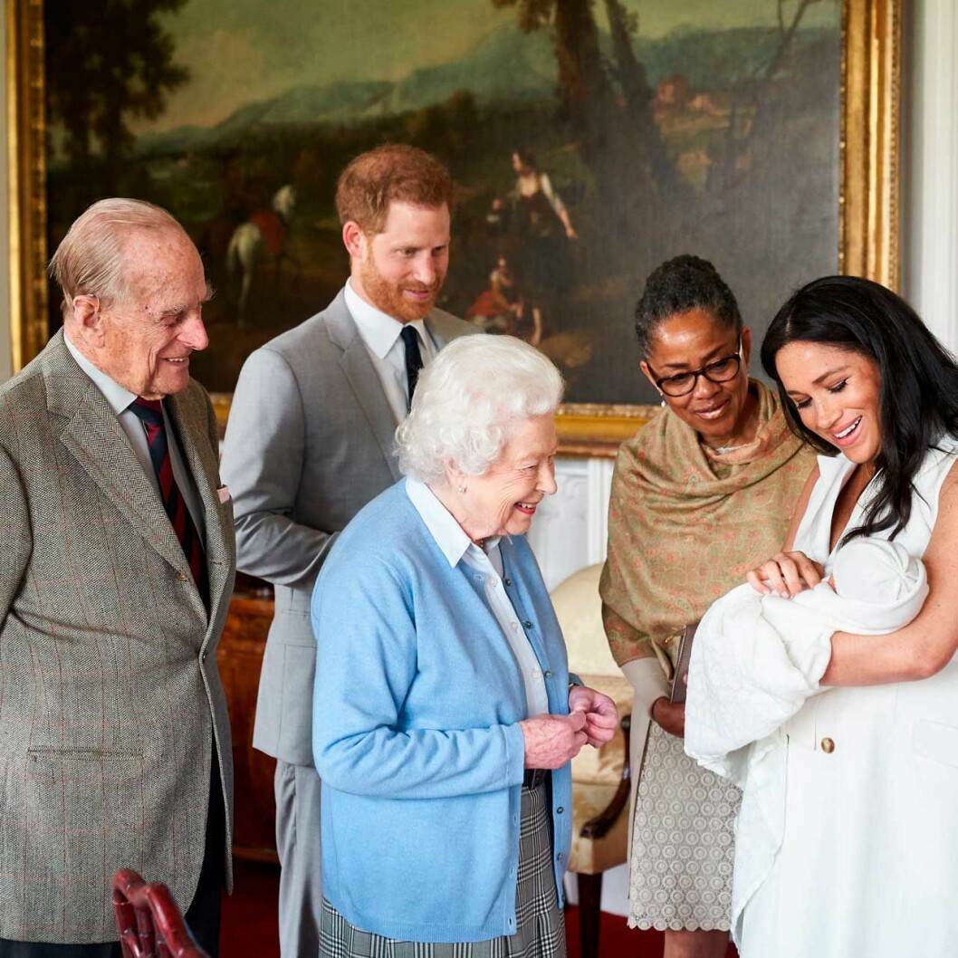 Den otroligt fina bilden som Harry och Meghan la ut på Instagram igår. Den otroligt fina bilden som Harry och Meghan la ut på Instagram igår.