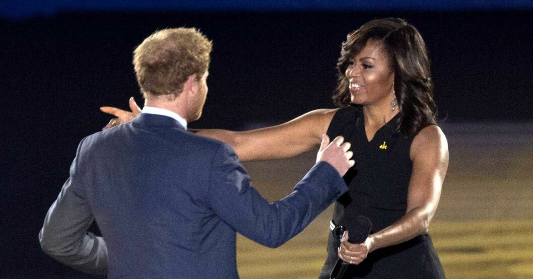 Michelle Obamas överraskande hälsning till Harry och Meghan