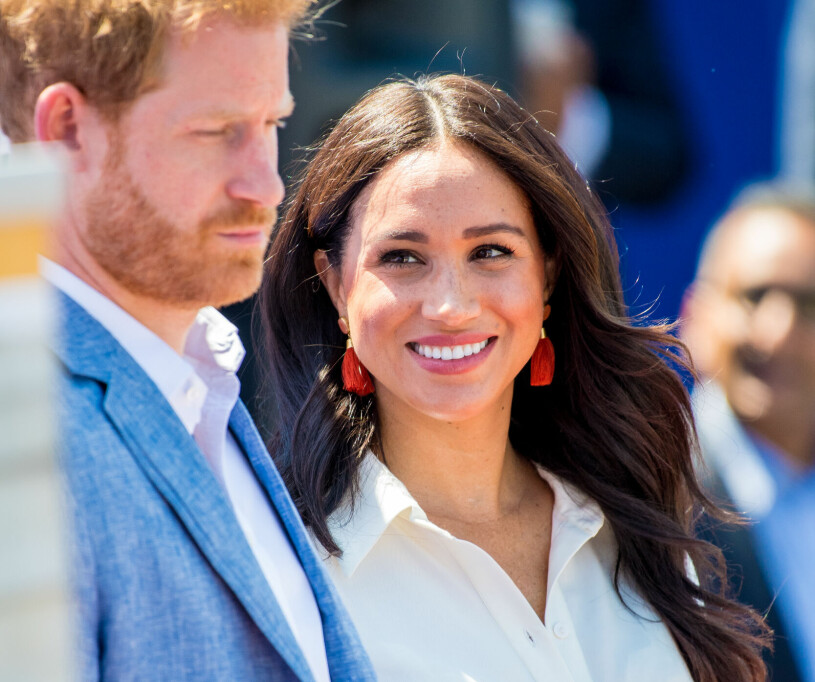 Det omdiskuterade kärleksparet fick prata om hur de skulle hantera pressen. Prins Harry , Meghan Markle