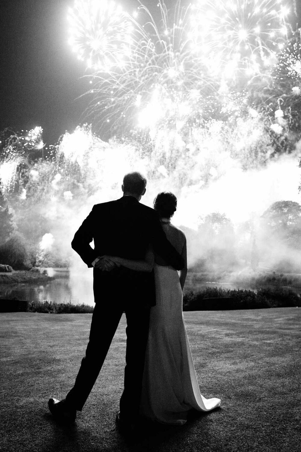 Tidigare opublicerad bild från Meghan och Harrys bröllop