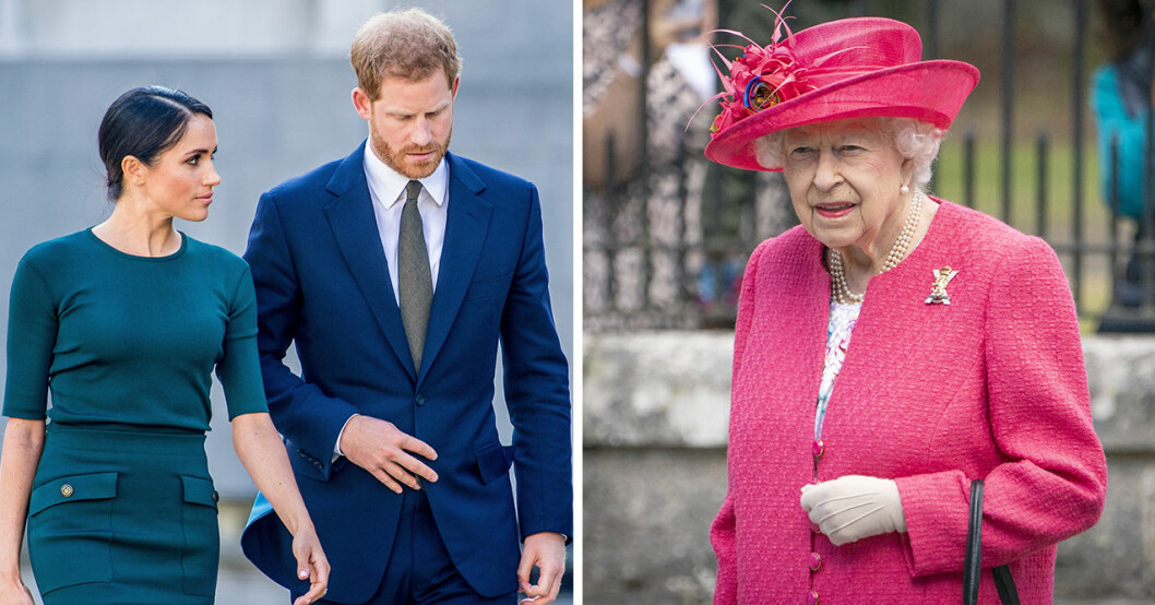 Drottning Elizabeth slår tillbaka efter Meghans och Harrys kritik