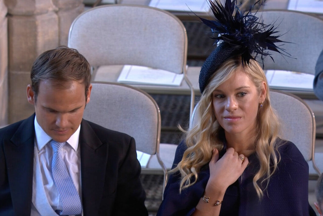 Harrys exflickvän Chelsy Davy på Meghan och Harrys bröllop