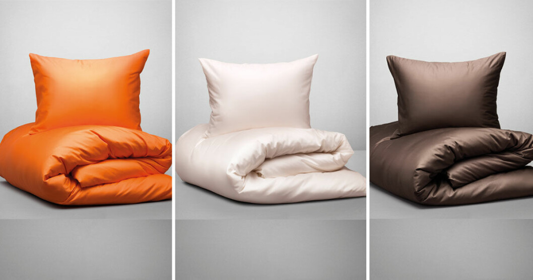 Bernadotte &amp; Kylberg lanserar sängkläder i orange, beige och brunt.