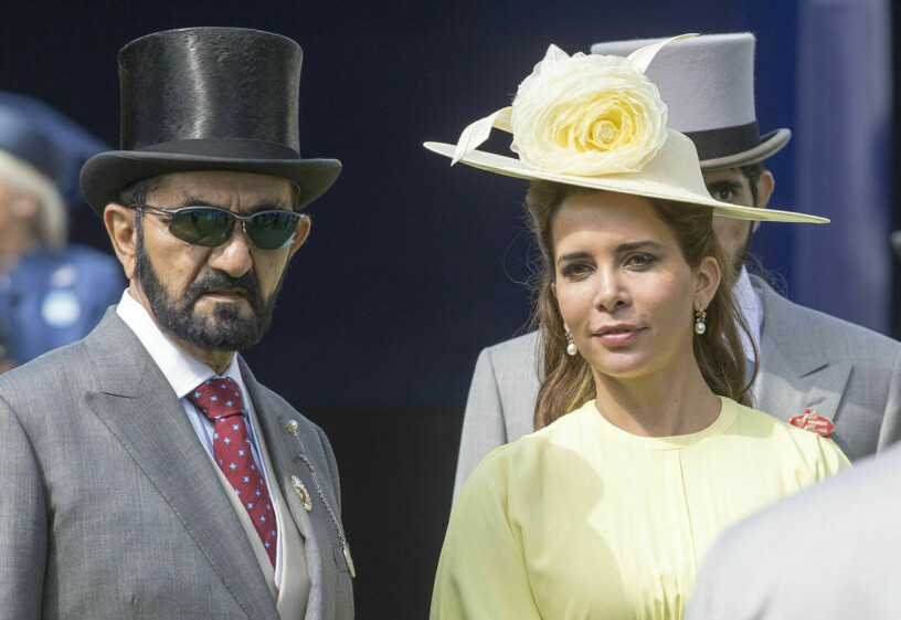 Prinsessan Haya och ex-maken emiren av Dubai.