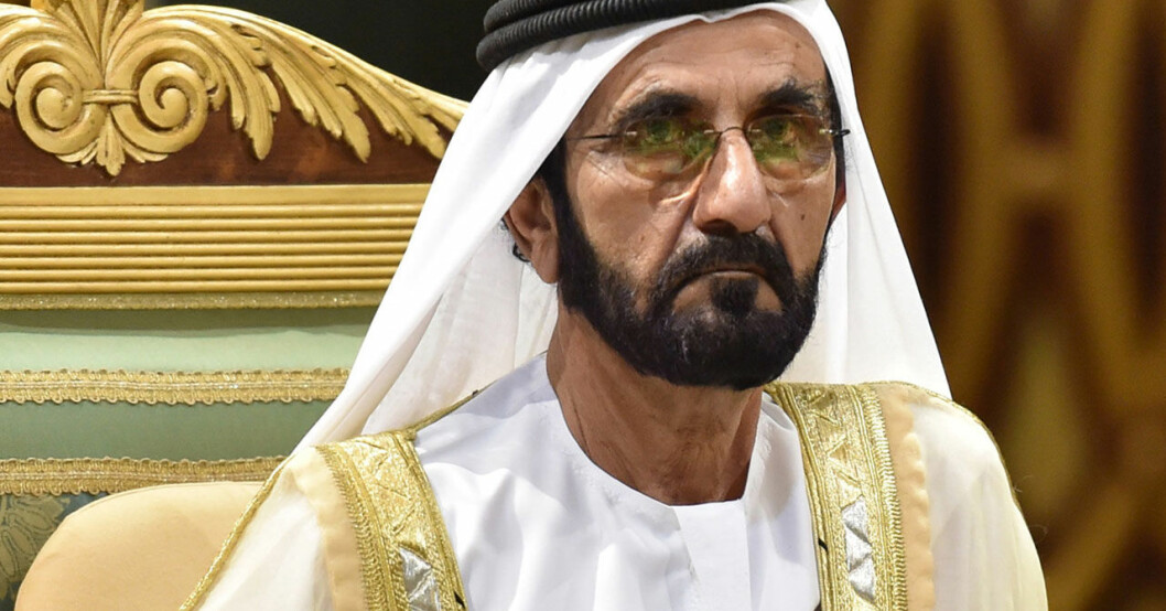Dubais ledare och emir Shejk Mohammed bin Rashid al-Maktoum