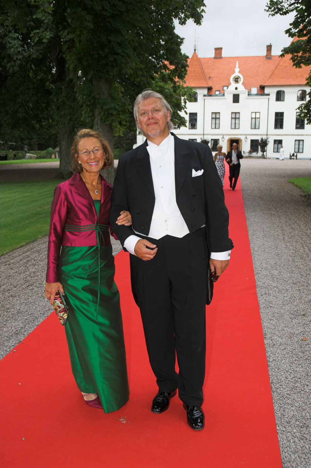 Brudgummens föräldrar Elisabeth och Thomas Andrén.