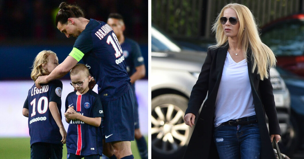 Helena har ansvar för sönerna när Zlatan är i Milano. Helena har ansvar för sönerna när Zlatan är i Milano.