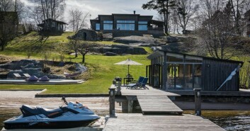 Vy från Renée Nybergs och David Hellenius numera sålda hus på Tynningö. Foto: Hemnet