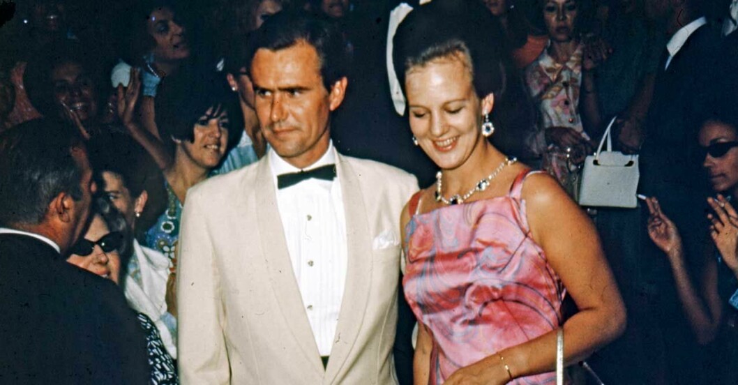 Prins Henrik och drottning Margrethe retro