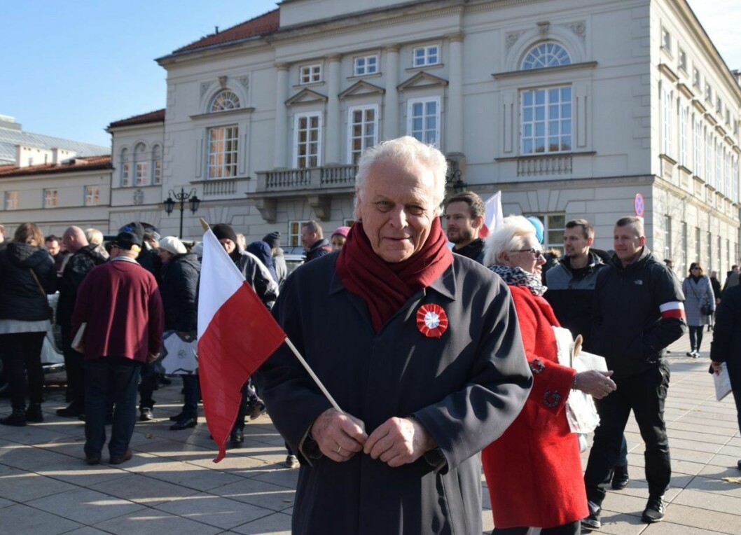 Herman Lindqvist berättar om paraden på Polens nationaldag. Herman Lindqvist