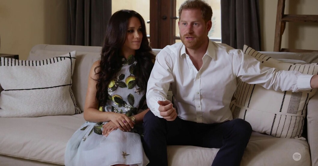 Meghan Markle och prins Harry pratar om sin podcast – första framträdandet sedan den glada babynyheten! Hertiginnan Meghan Markle och prins Harry