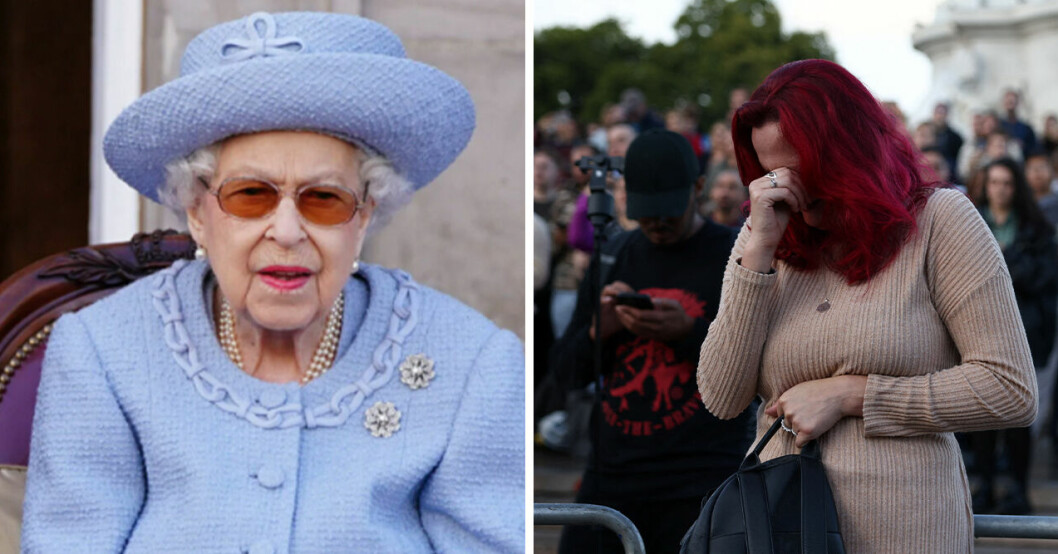 Världen sörjer drottningen – känslosamma bilderna från London