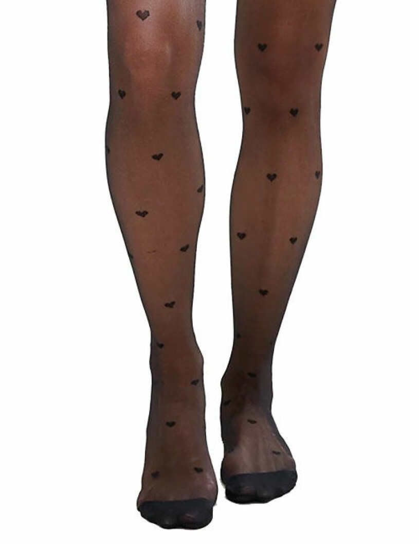 hjärtmönstrade strumpbyxor asos