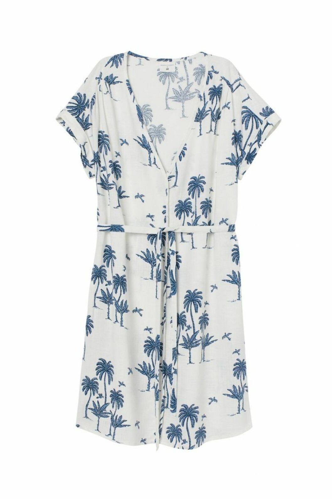 H&M x Desmond & Dempsey sommarkollektion 2020: blåvit klanning