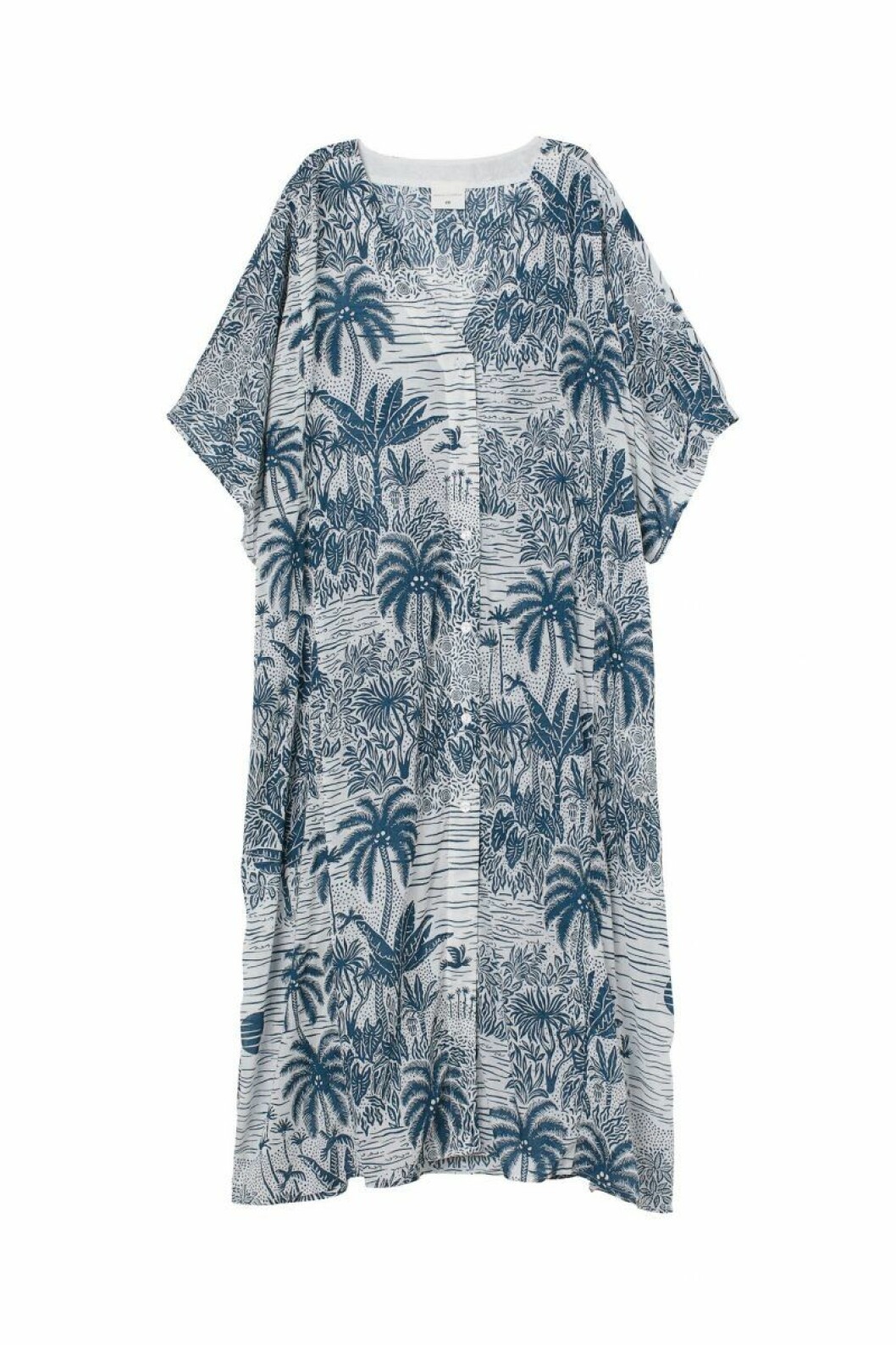H&M x Desmond & Dempsey sommarkollektion 2020: blå kaftan