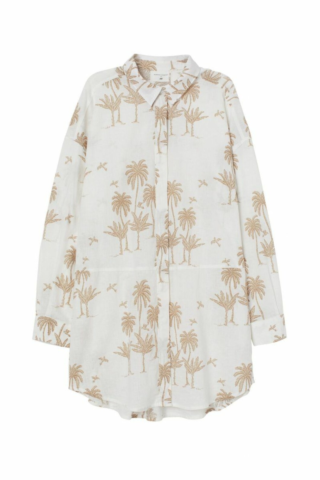 H&M x Desmond & Dempsey sommarkollektion 2020: mönstrad klänning